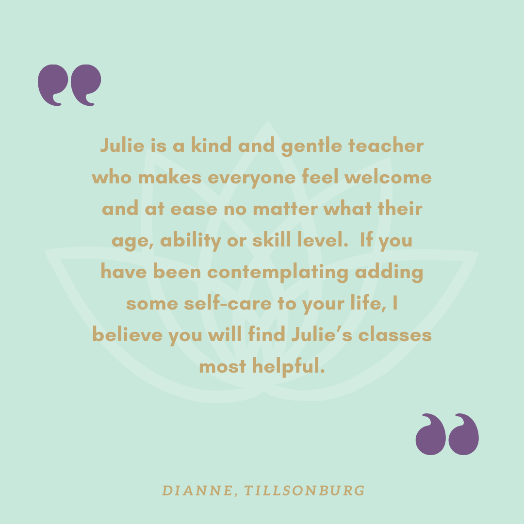 Yoga with Julie--Monday Moves